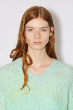 Strickpullover Mit V-Ausschnitt