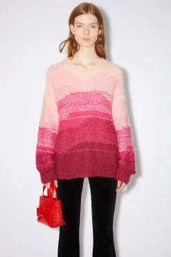 Strickpullover Mit V-Ausschnitt