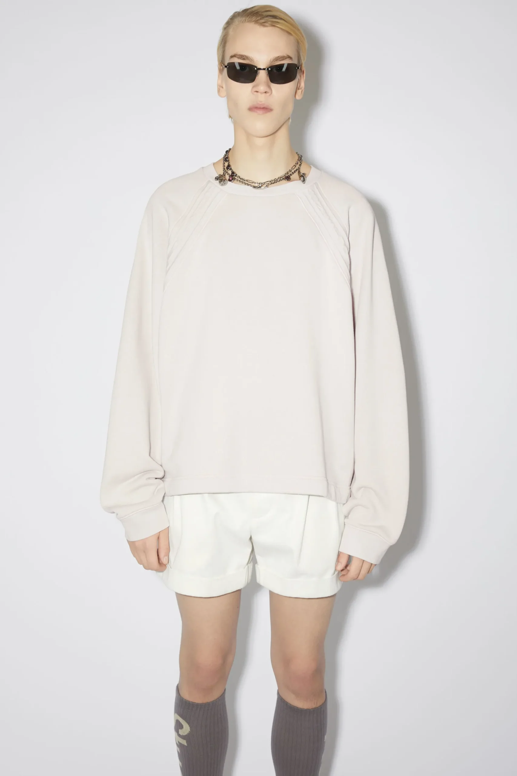 Sweatshirt Mit Logo-Tape