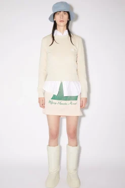Sweatshirt Mit Rundhalsausschnitt