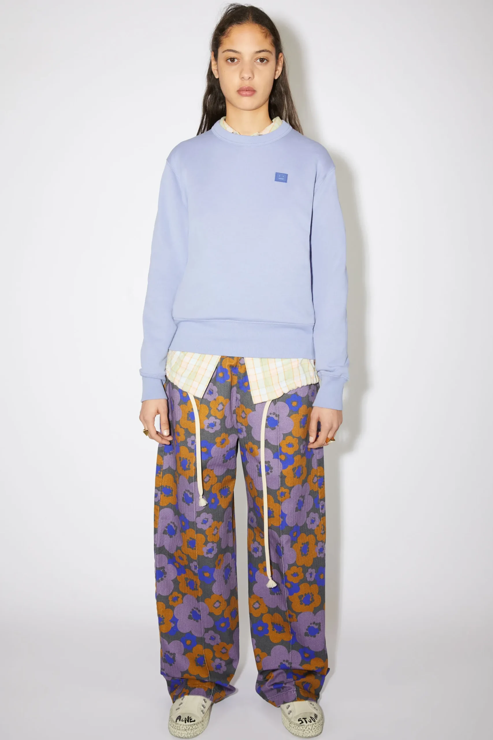 Sweatshirt Mit Rundhalsausschnitt