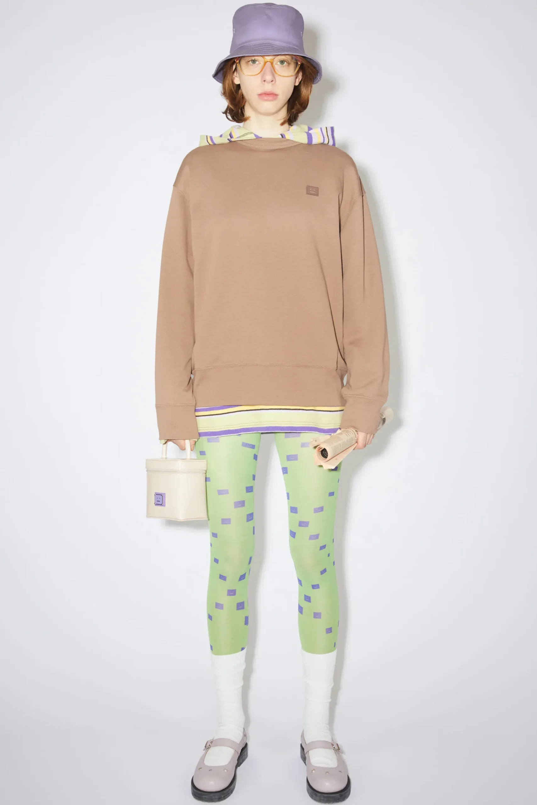 Sweatshirt Mit Rundhalsausschnitt