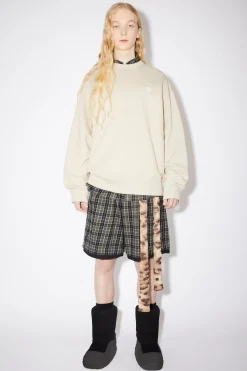 Sweatshirt Mit Rundhalsausschnitt