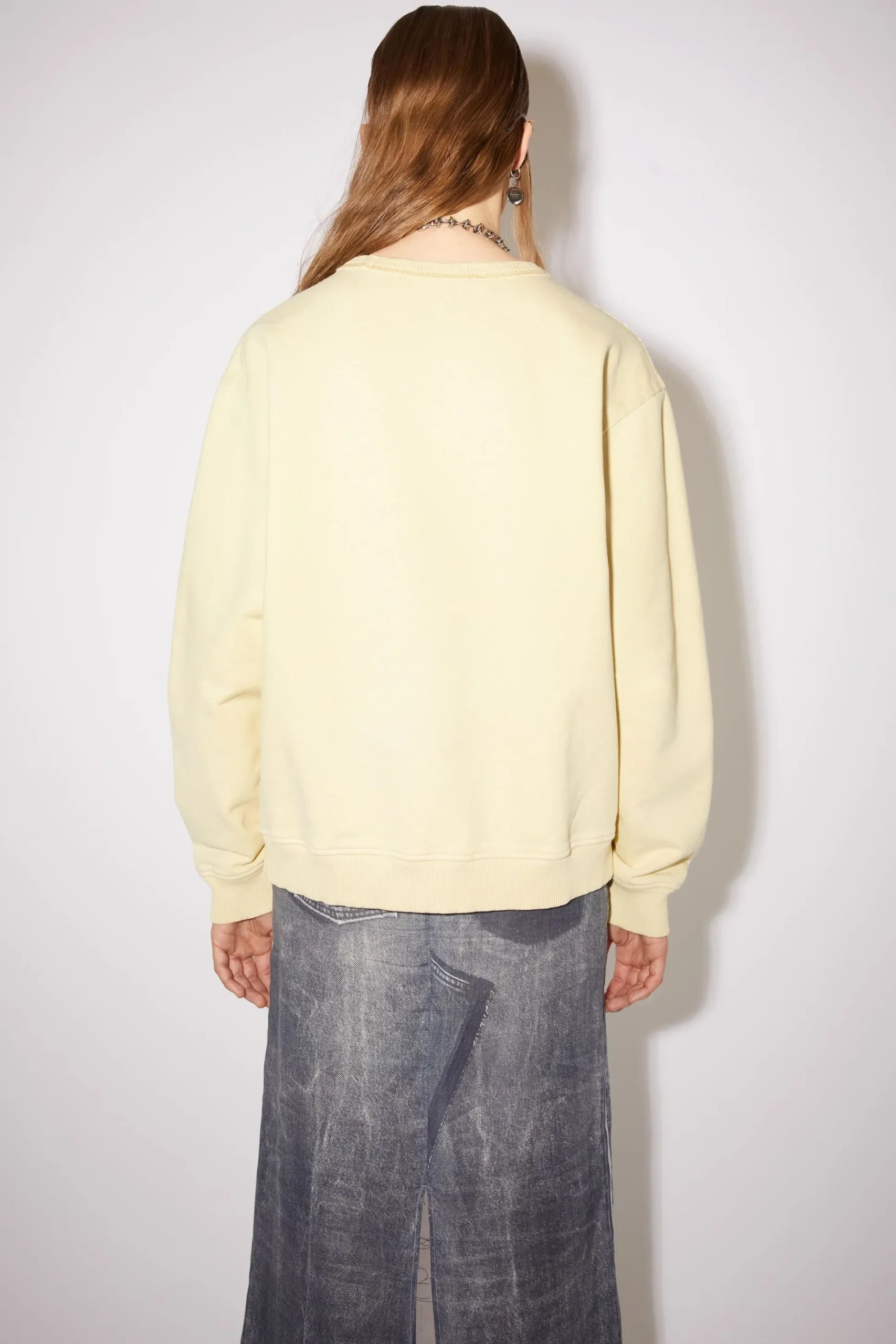 Sweatshirt Mit Stempel-Logo