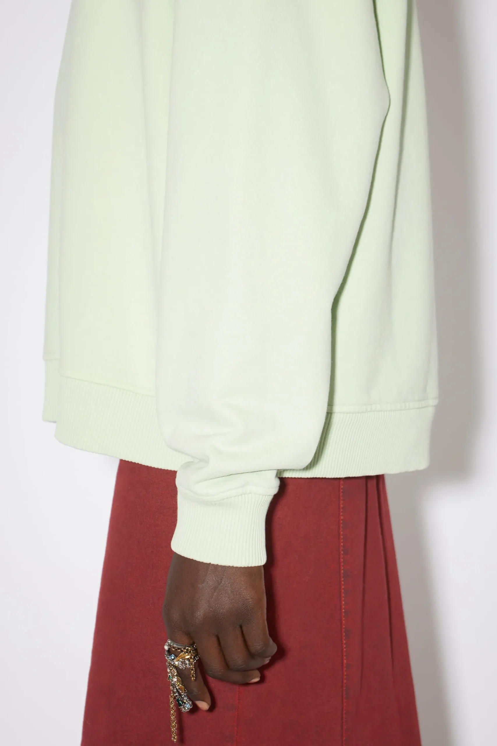 Sweatshirt Mit Stempel-Logo