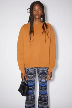 Sweatshirt Mit Stempel-Logo