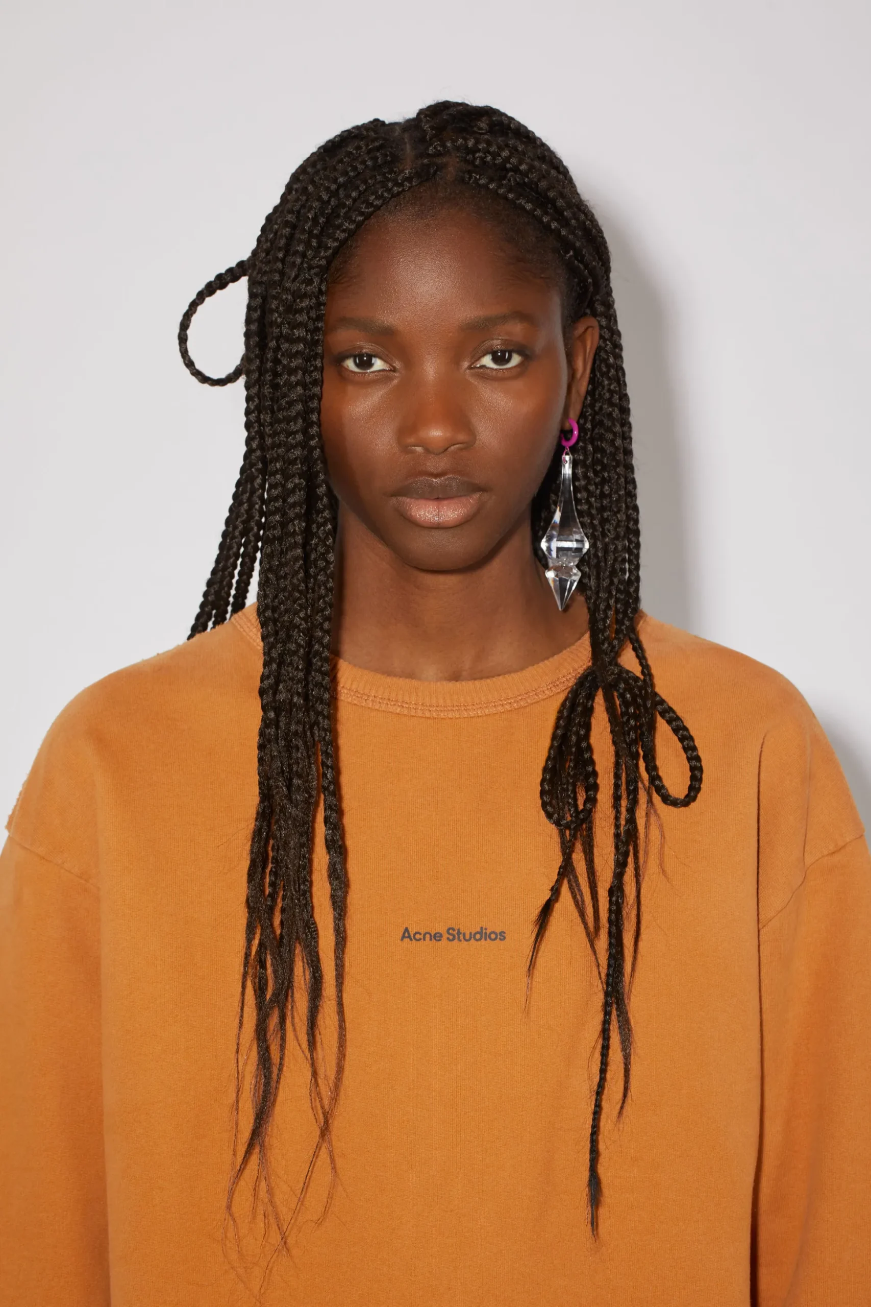 Sweatshirt Mit Stempel-Logo