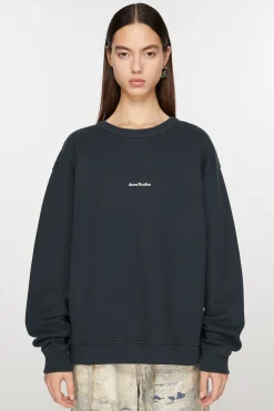 Sweatshirt Mit Stempel-Logo