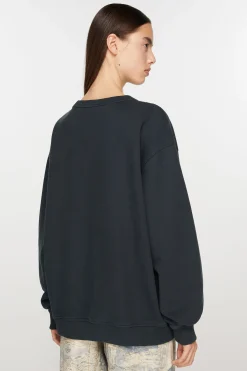 Sweatshirt Mit Stempel-Logo