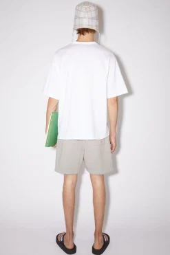 T-Shirt Mit Face-Aufnaher