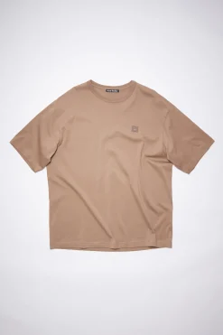 T-Shirt Mit Face-Aufnaher