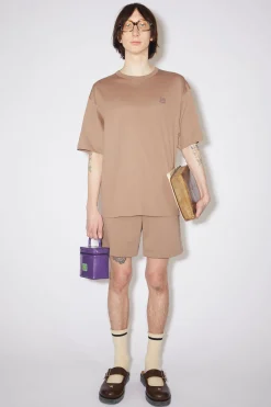 T-Shirt Mit Face-Aufnaher