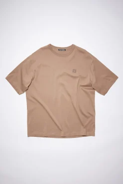 T-Shirt Mit Face-Aufnaher