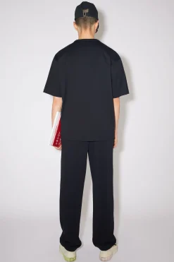 T-Shirt Mit Face-Aufnaher