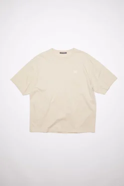 T-Shirt Mit Face-Aufnaher