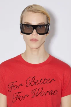 T-Shirt Mit Strasssteinen