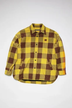 Wattierte Hemdjacke Mit Karomuster