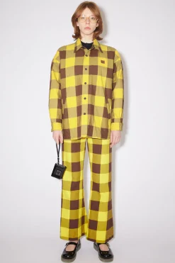Wattierte Hemdjacke Mit Karomuster