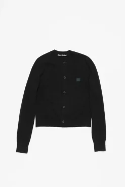 Wollcardigan Mit Rundhalsausschnitt