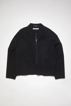Wolljacke Mit Reisverschluss
