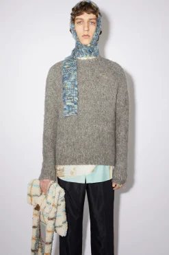 Wollpullover Mit Rundhalsausschnitt