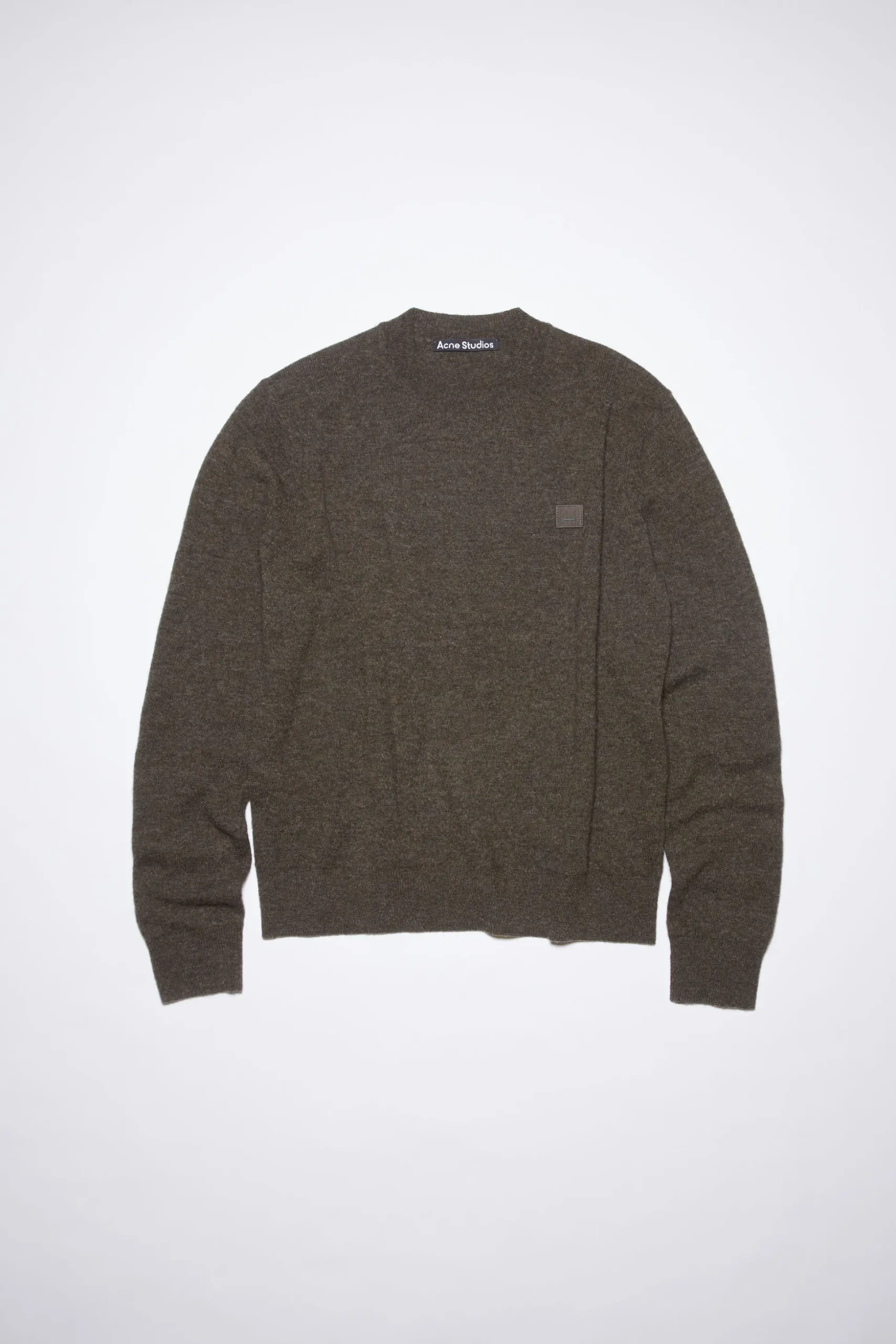Wollpullover Mit Rundhalsausschnitt