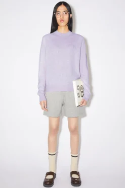 Wollpullover Mit Rundhalsausschnitt