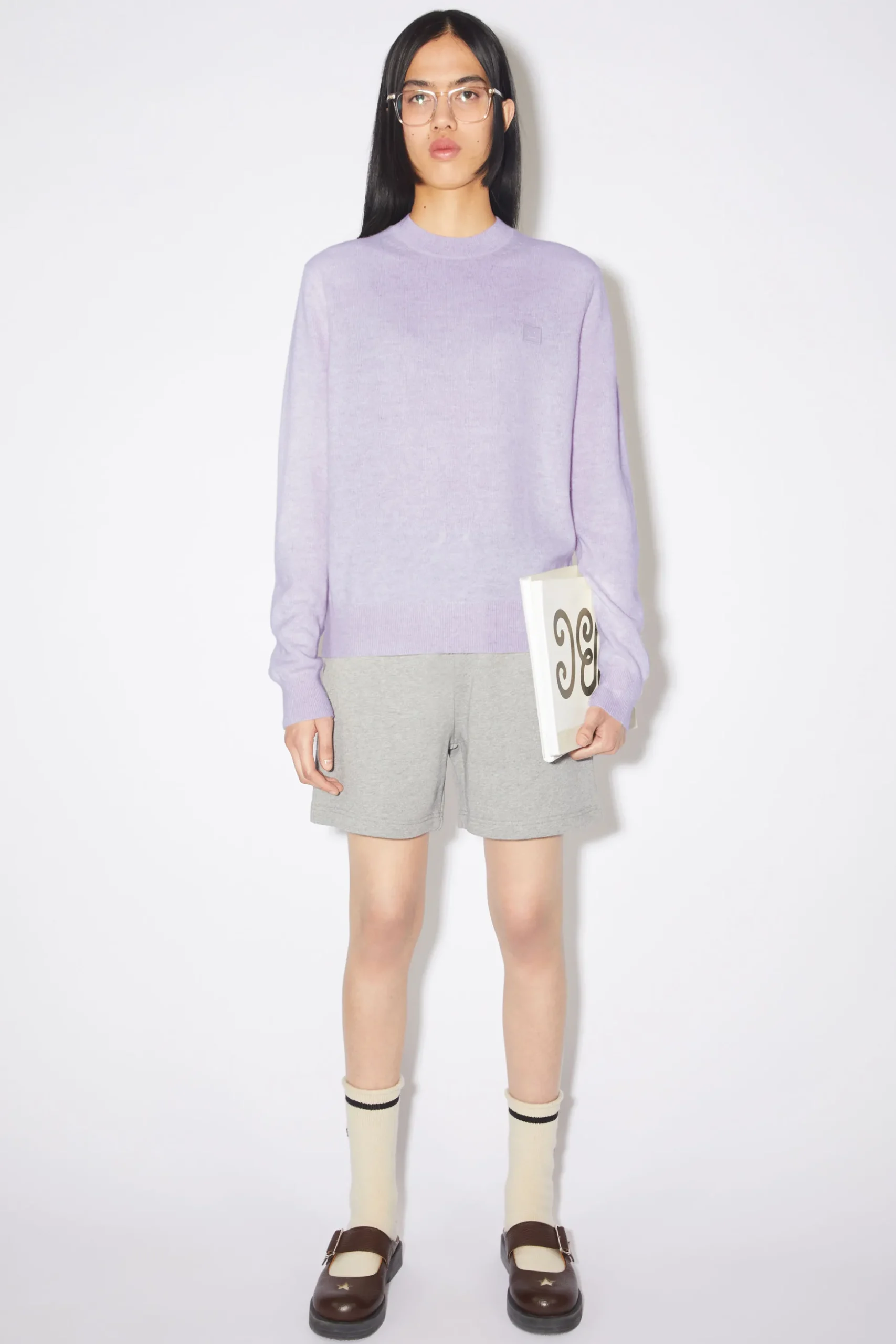 Wollpullover Mit Rundhalsausschnitt