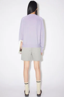 Wollpullover Mit Rundhalsausschnitt