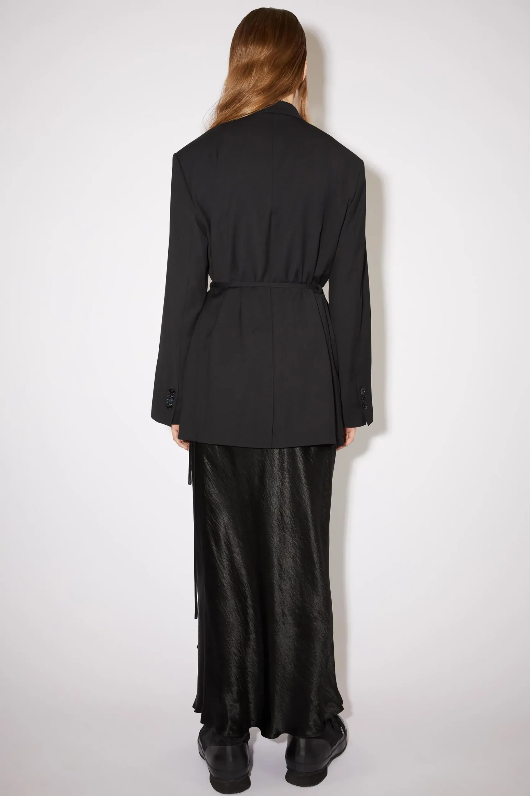 Zweireihige Anzugjacke Mit Gürtel