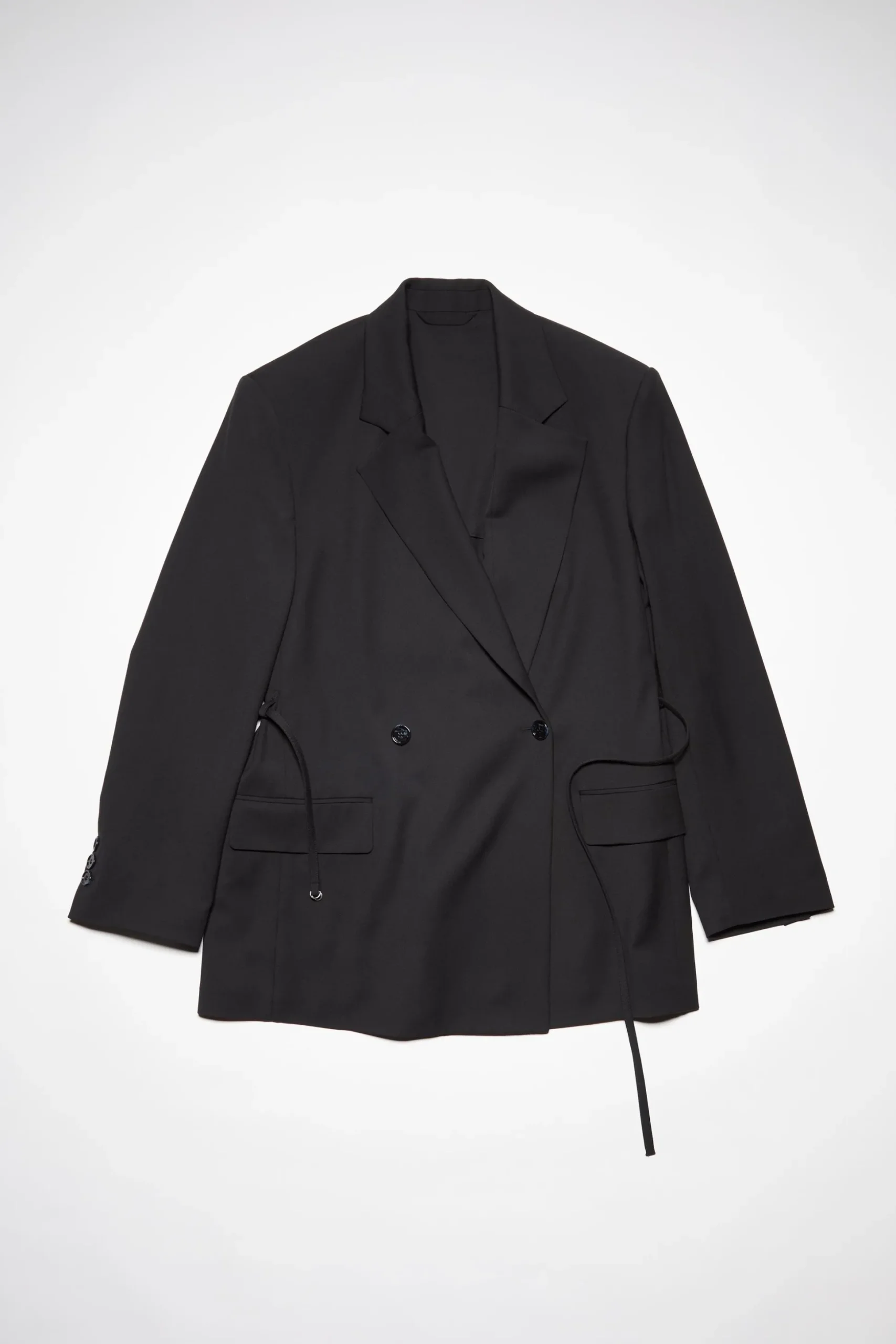Zweireihige Anzugjacke Mit Gürtel