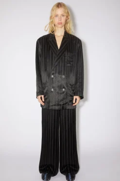 Zweireihige Jacke Aus Satin