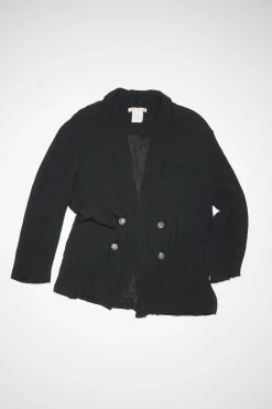 Zweireihige Jacke Aus Satin