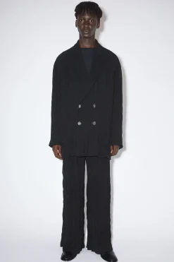 Zweireihige Jacke Aus Satin