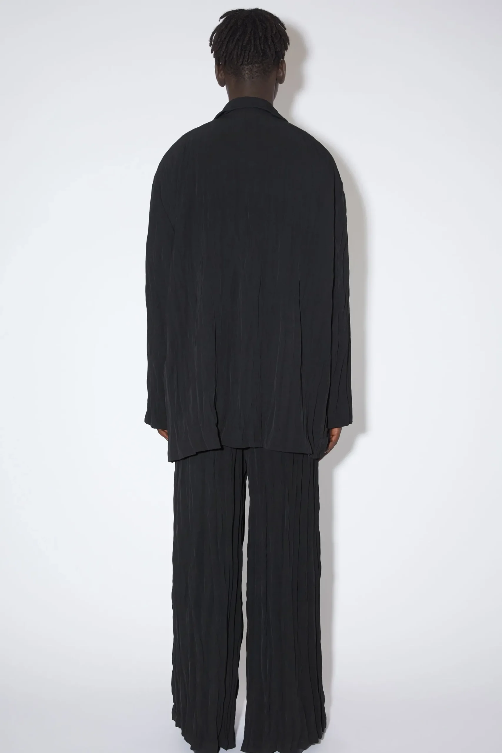 Zweireihige Jacke Aus Satin