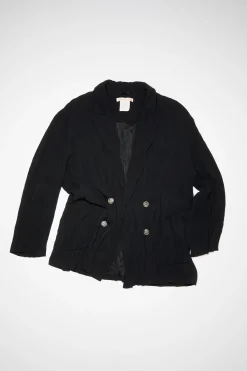 Zweireihige Jacke Aus Satin