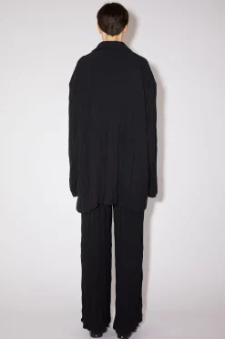 Zweireihige Jacke Aus Satin