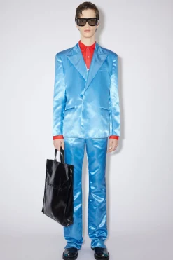 Zweireihiger Blazer Aus Satin