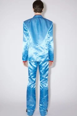Zweireihiger Blazer Aus Satin