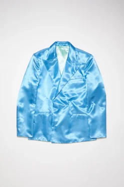 Zweireihiger Blazer Aus Satin