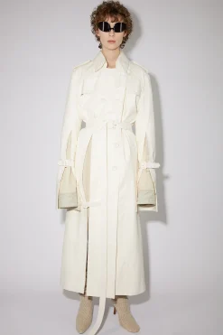 Zweireihiger Trenchcoat Aus Leder